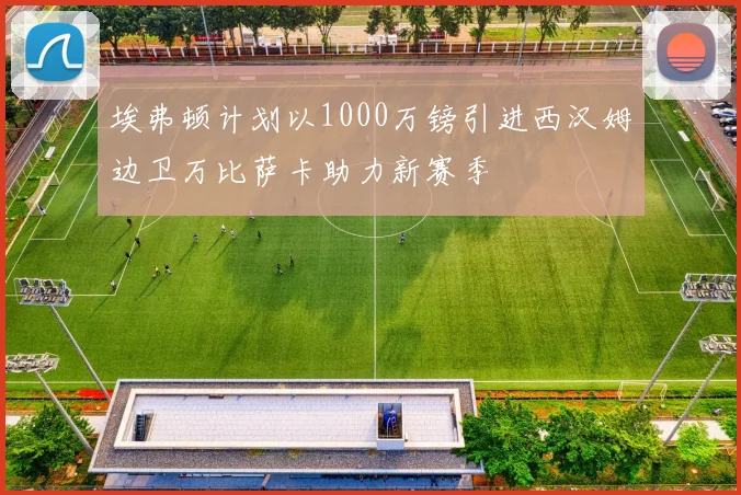 埃弗顿计划以1000万镑引进西汉姆边卫万比萨卡助力新赛季