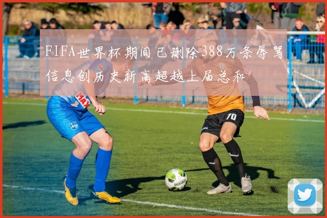 FIFA世界杯期间已删除388万条辱骂信息创历史新高超越上届总和
